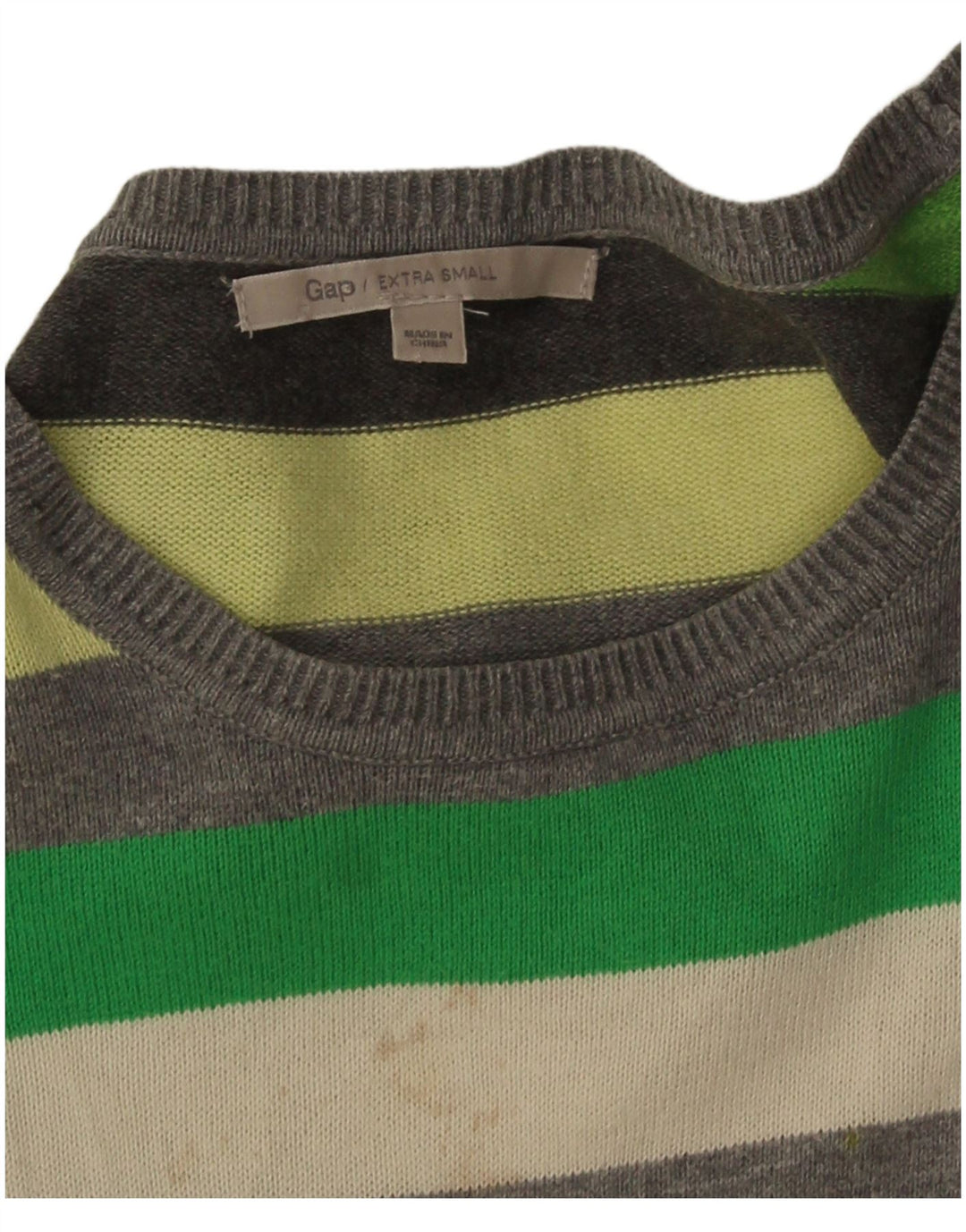 Gap herre rund hals sweater XS flerfarvet stribet