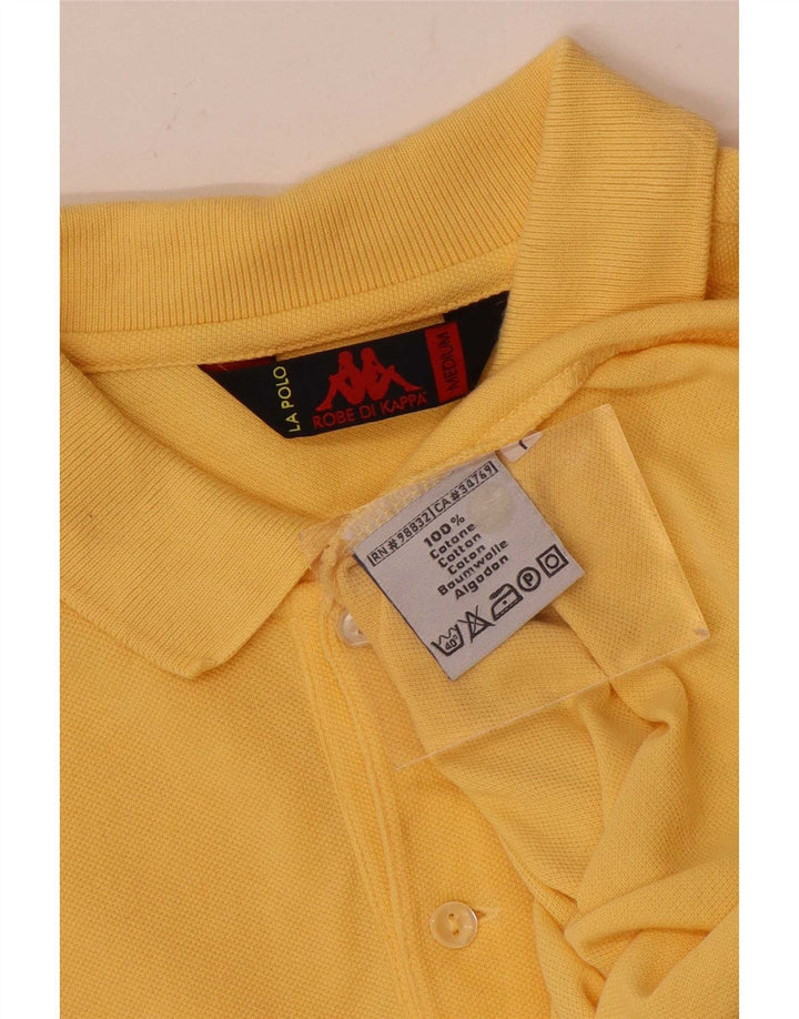 Kappa herre poloshirt Medium gul bomuld