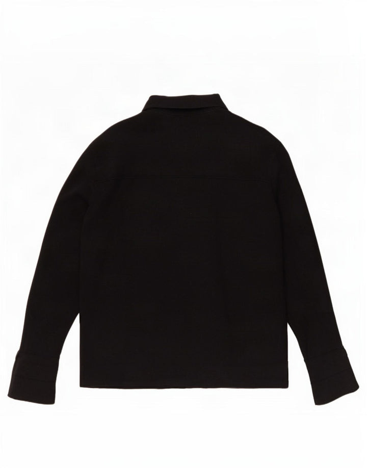 Marks & Spencer Dame Cardigan Sweater UK 16 Large Black Viscose