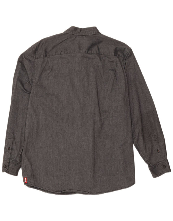 Wrangler Herreskjorte XL Grå Bomuld