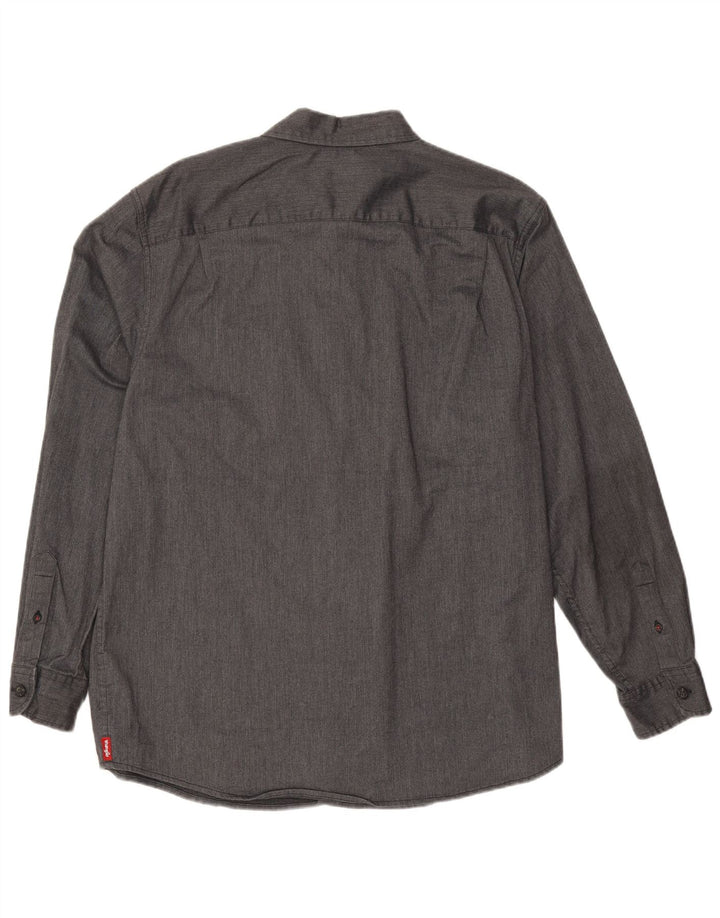Wrangler Herreskjorte XL Grå Bomuld