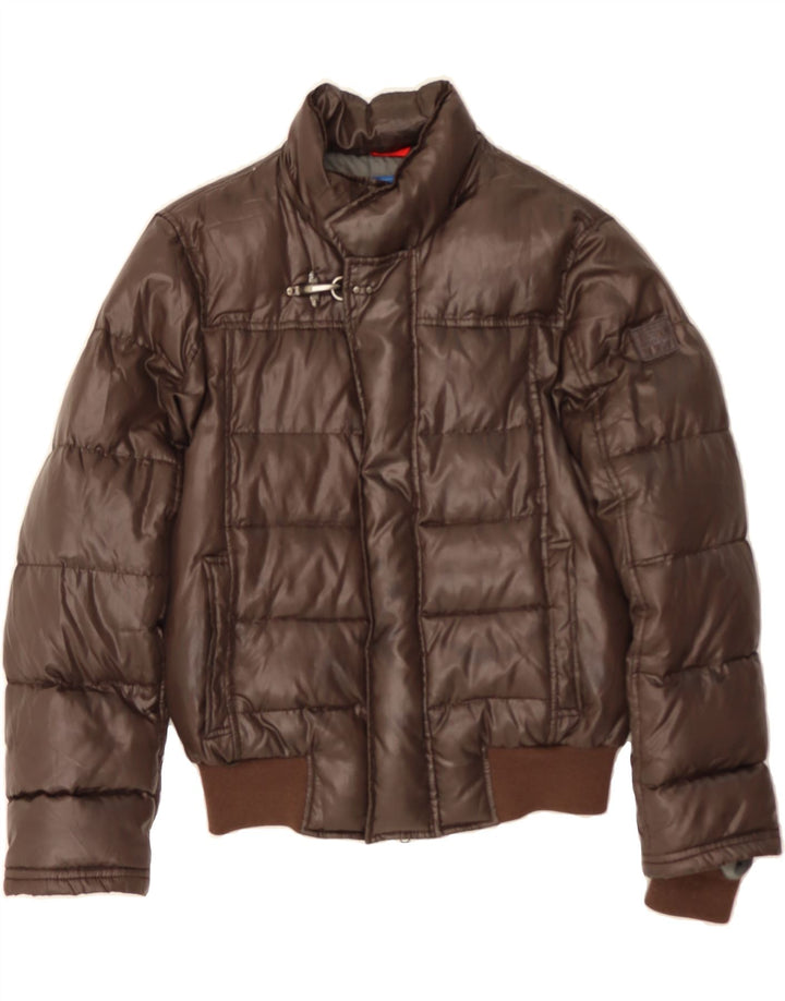 FAY Girls Padded Jacket 11-12 Years Brown Polyester Vintage Fay and Second-Hand Fay from Messina Hembry 