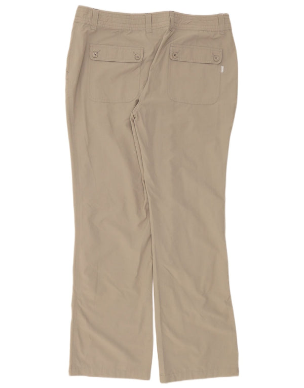 Rohan Dame Lige Casual Bukser UK 16 Large W38 L32 Beige Polyamid