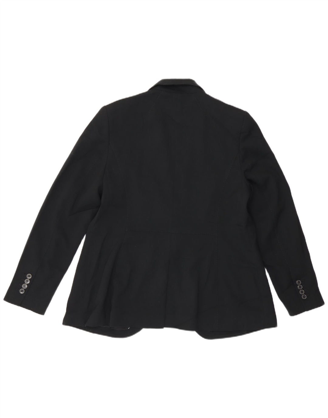 Marks & Spencer Dame 1-knaps blazerjakke UK 16 Stor sort polyester