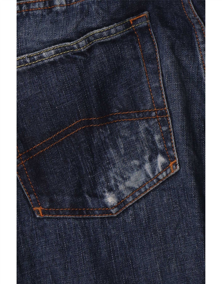 Armani Straight Jeans til mænd W32 L35 Marineblå