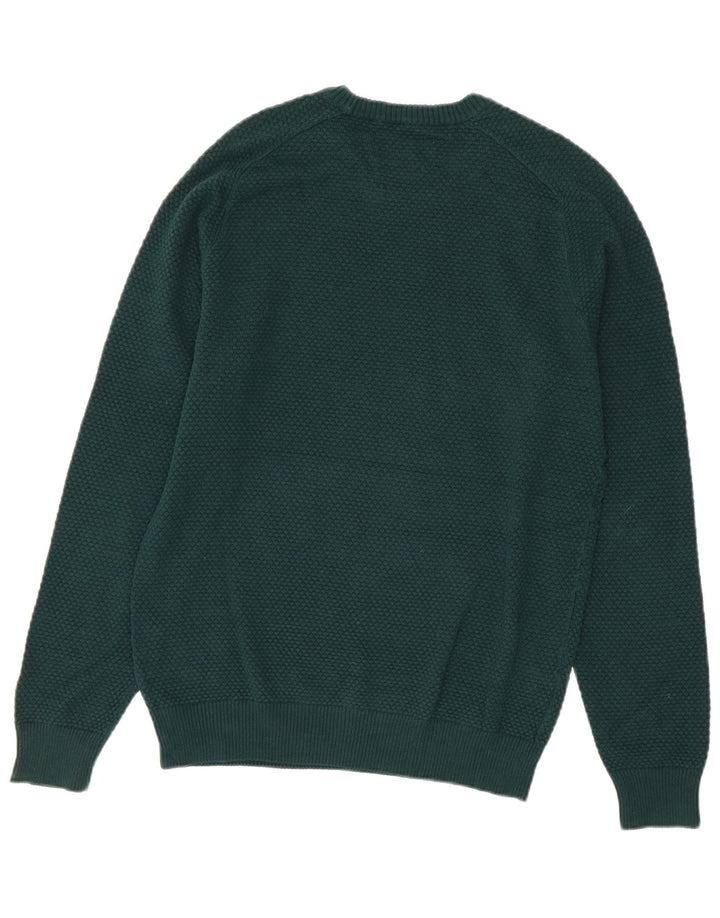 Penguin Herre Crew Neck Jumper Sweater Medium Green Bomuld