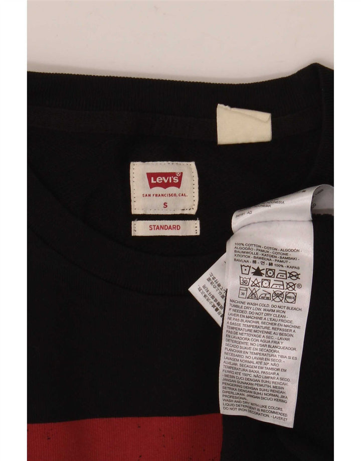 Levi's Herre Standard Graphic Sweatshirt Jumper Lille Sort