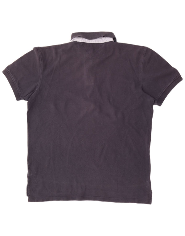 Tommy Hilfiger Herre Polo Shirt XL Marineblå Bomuld