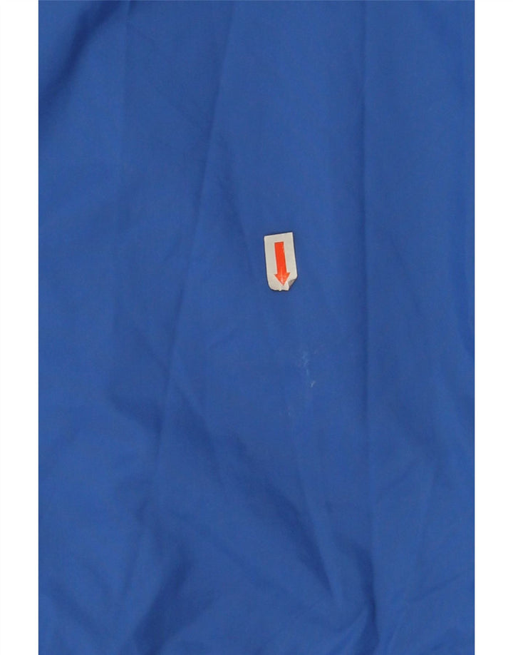 Nike Regnjakke med hætte til drenge 10-11 år Medium Blue Colourblock Nylon