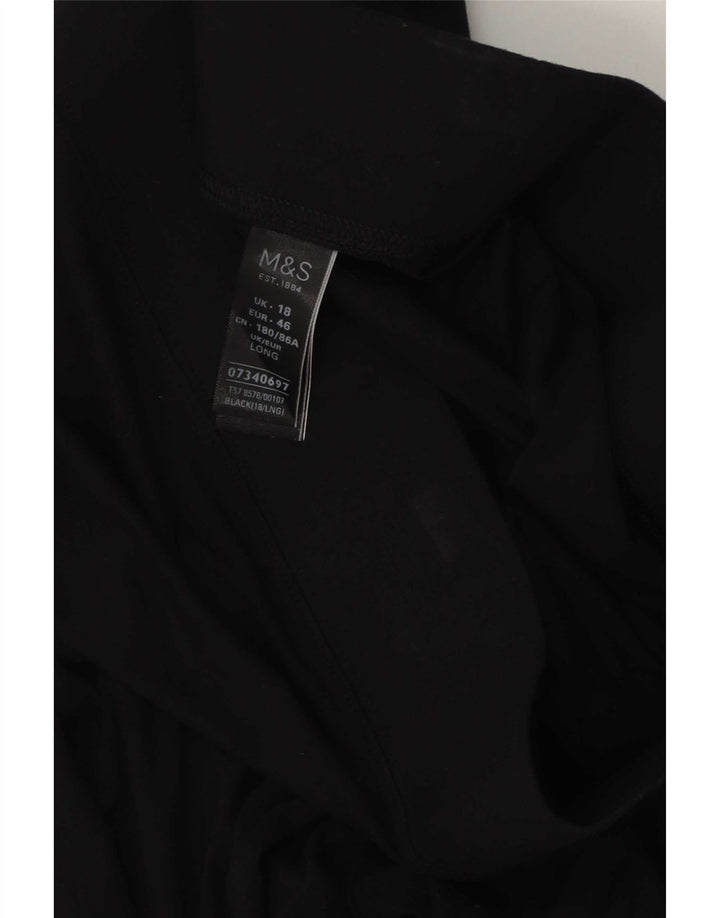 Marks & Spencer Dame Leggings UK 18 XL Sort Viscose