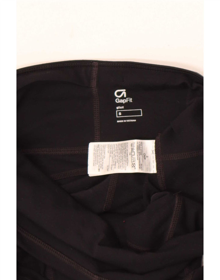 Gap Womens Leggings UK 10 Small Black Polyester