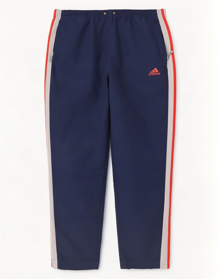 Adidas Træningsdragtsbukser til mænd UK 44/46 Large Navy Blue Polyester