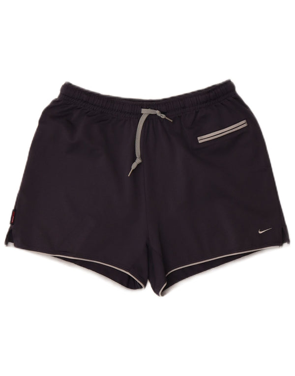 Nike sportsshorts til kvinder US 4/6 Small Navy Blue Polyester