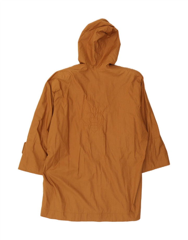 SCHNEIDERS Womens Oversized Hooded Overcoat UK 18 XL Brown Cotton Vintage Schneiders and Second-Hand Schneiders from Messina Hembry 