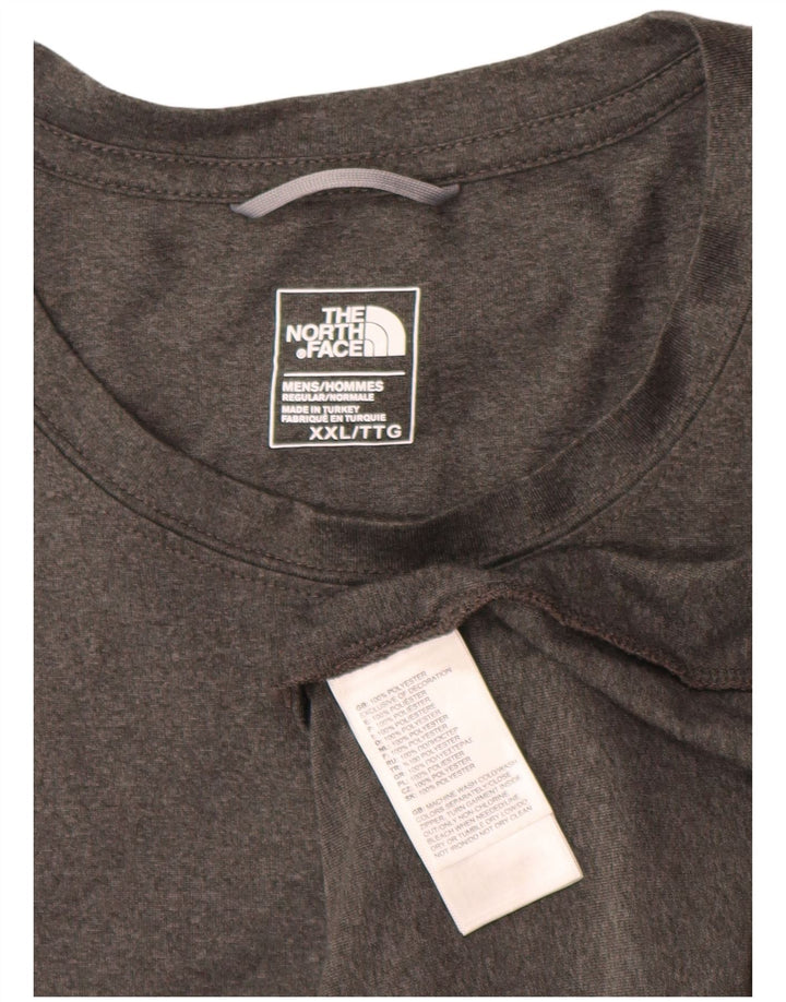 The North Face Herre T-Shirt Top 2XL Grå Polyester