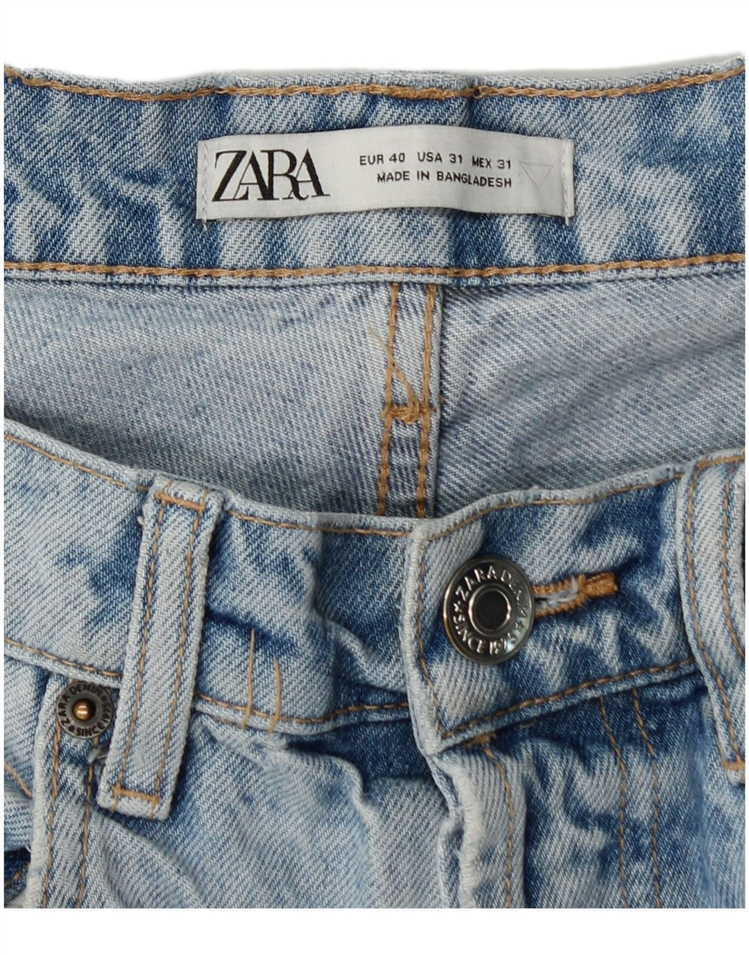 ZARA Mens Tapered Jeans EU 40 Medium W31 L28 Blue