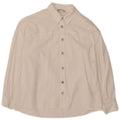 Zara Dame Oversized Skjorte UK 10 Small White Bomuld