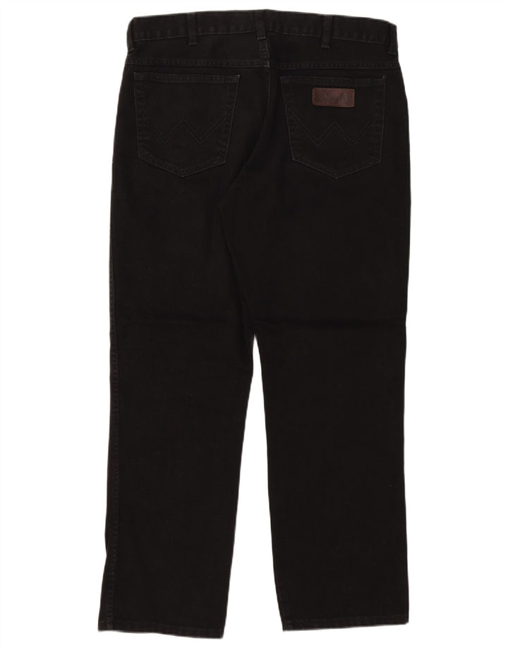 Wrangler Texas Straight Jeans til kvinder W36 L30 sort bomuld