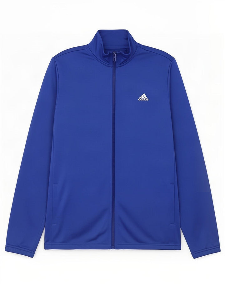 Adidas drenge grafisk træningsdragt topjakke 15-16 år blå polyester