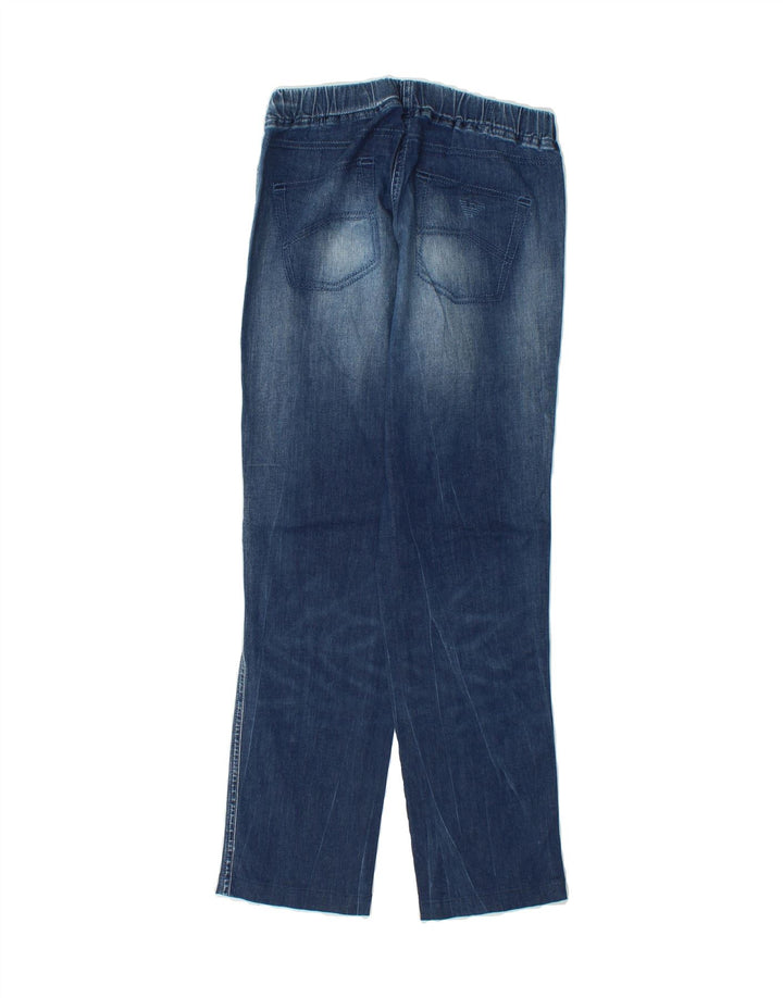 ARMANI Womens Straight Jeans W33 L27 Navy Blue Vintage Armani and Second-Hand Armani from Messina Hembry 
