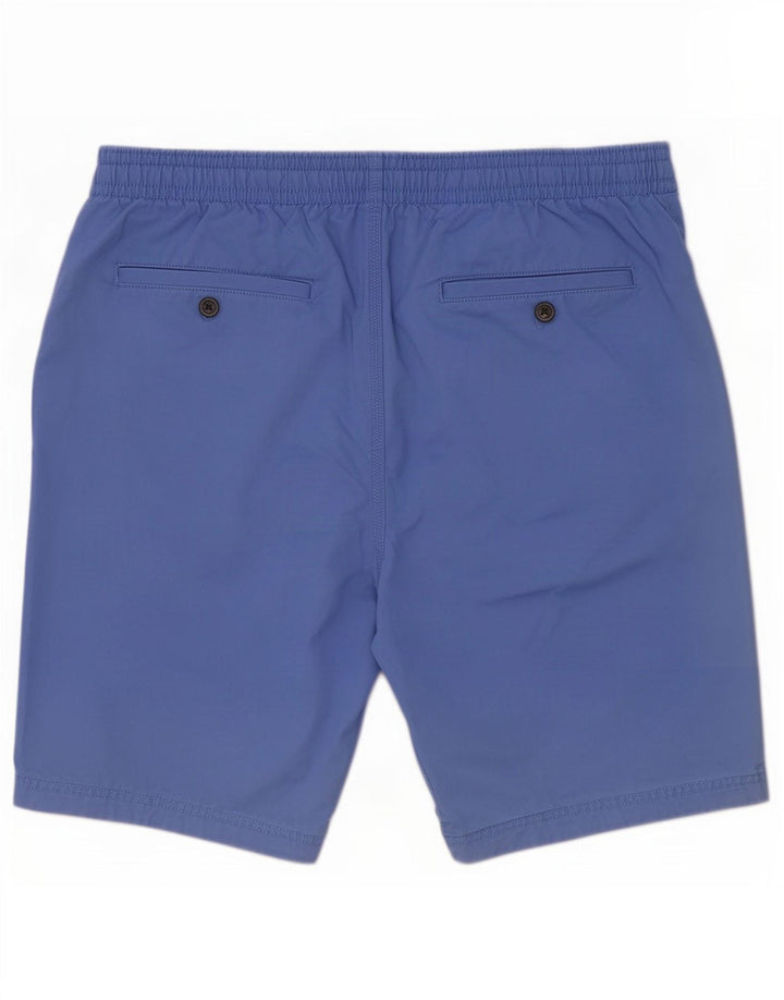 Fat Face Herre Chino Shorts Store W36 Blå Bomuld