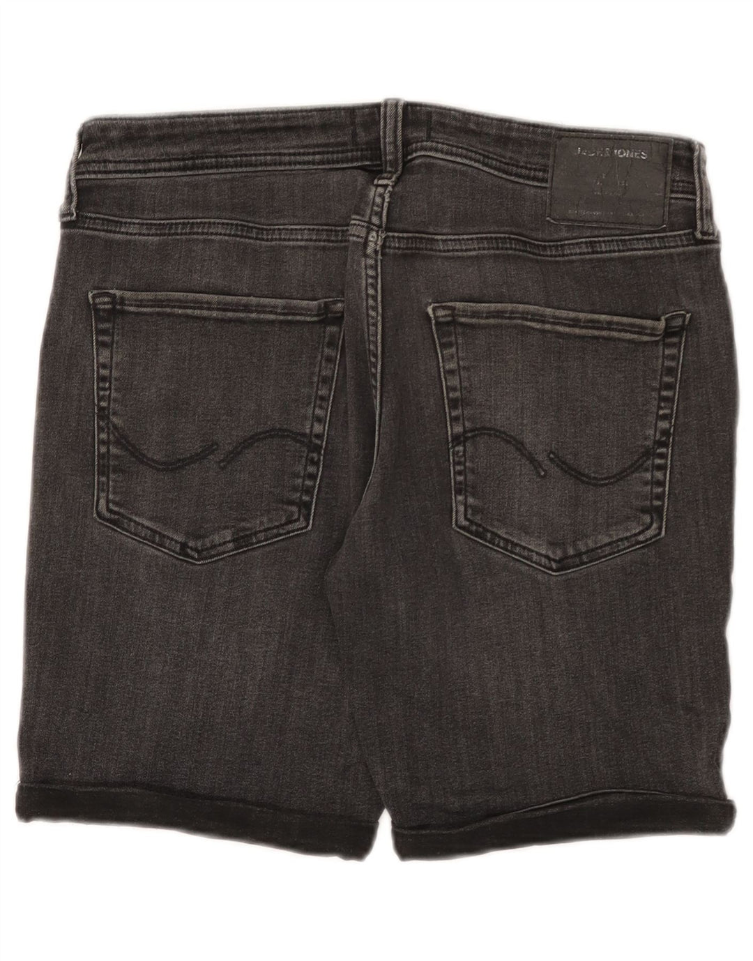 JACK & JONES Denimshorts til mænd Medium W32 Grå bomuld
