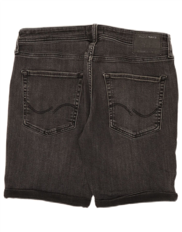 JACK & JONES Denimshorts til mænd Medium W32 Grå bomuld