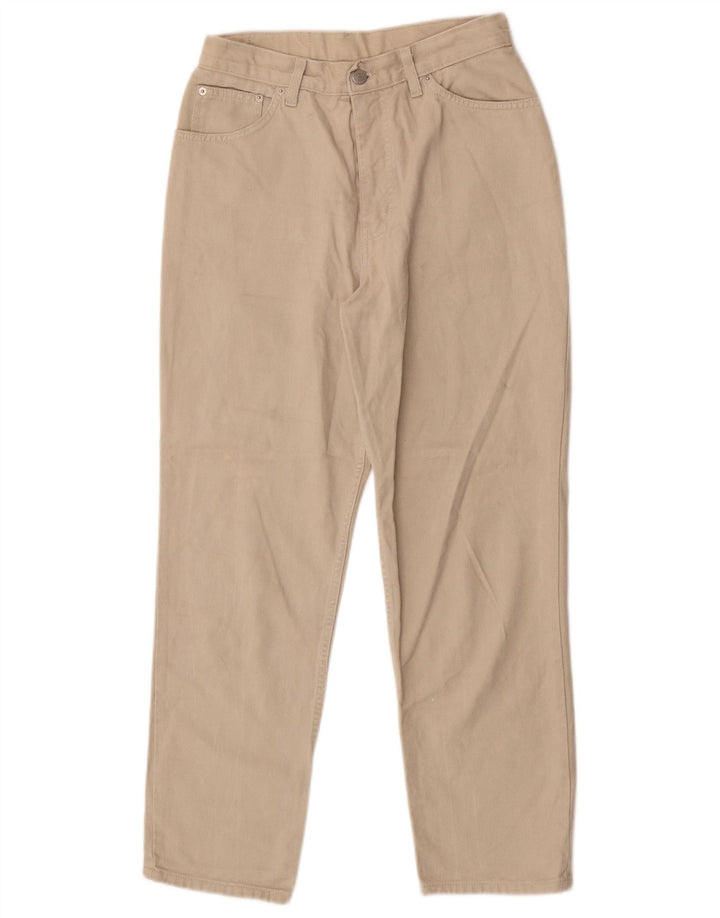 Marks & Spencer Dame Jeans med høj talje UK 12 Medium W30 L27 Beige