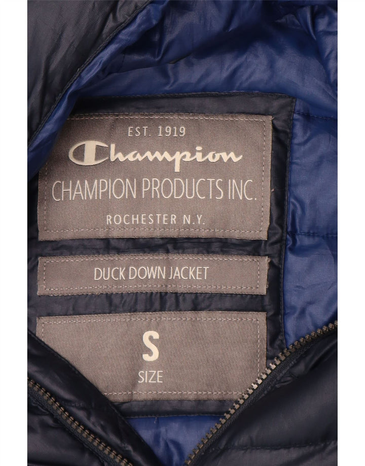 Champion Herre polstret polstret jakke UK 36 Small Navy Blue