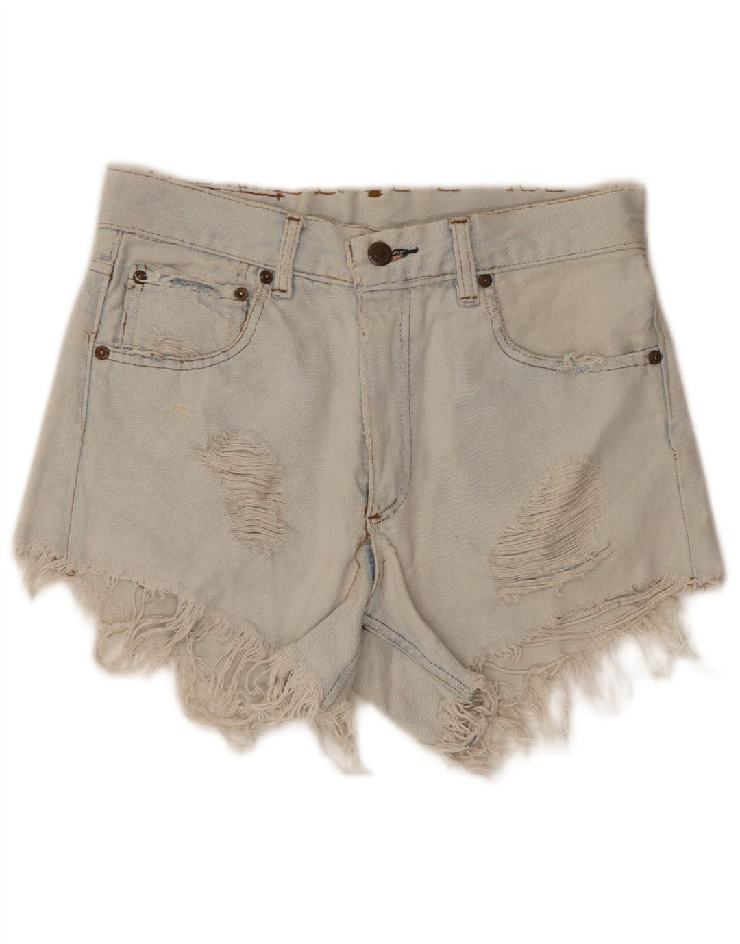 Levi's Distressed Denim Shorts til kvinder W28 Medium Blue
