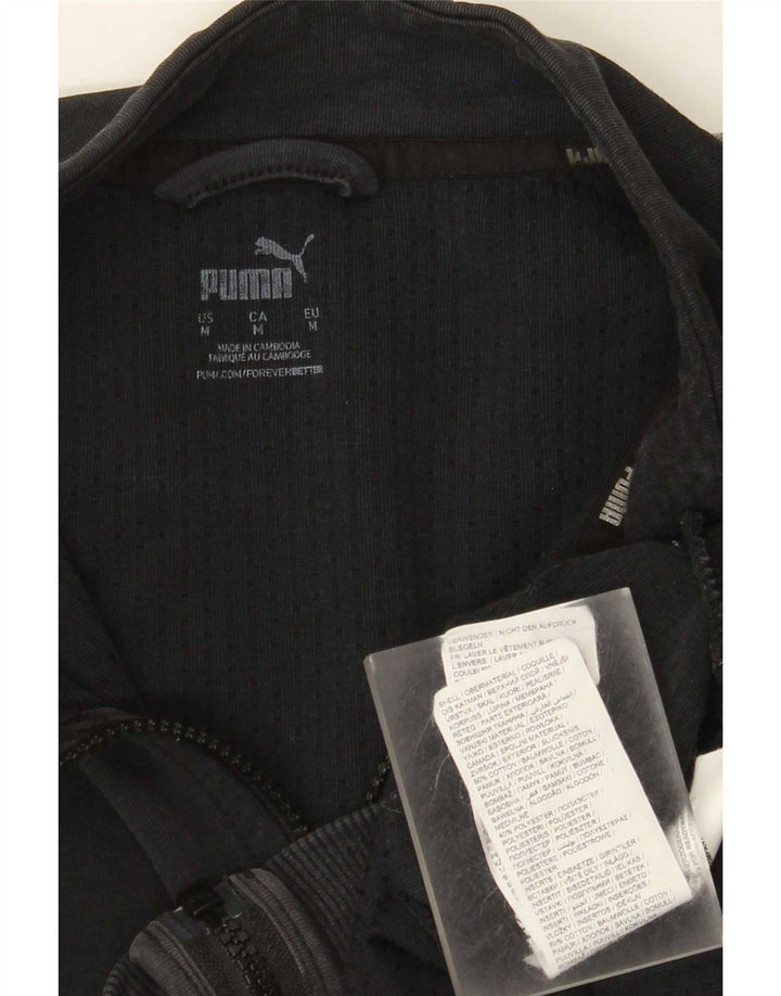 Puma Træningsdragt til mænd Topjakke Medium Sort Colourblock Bomuld
