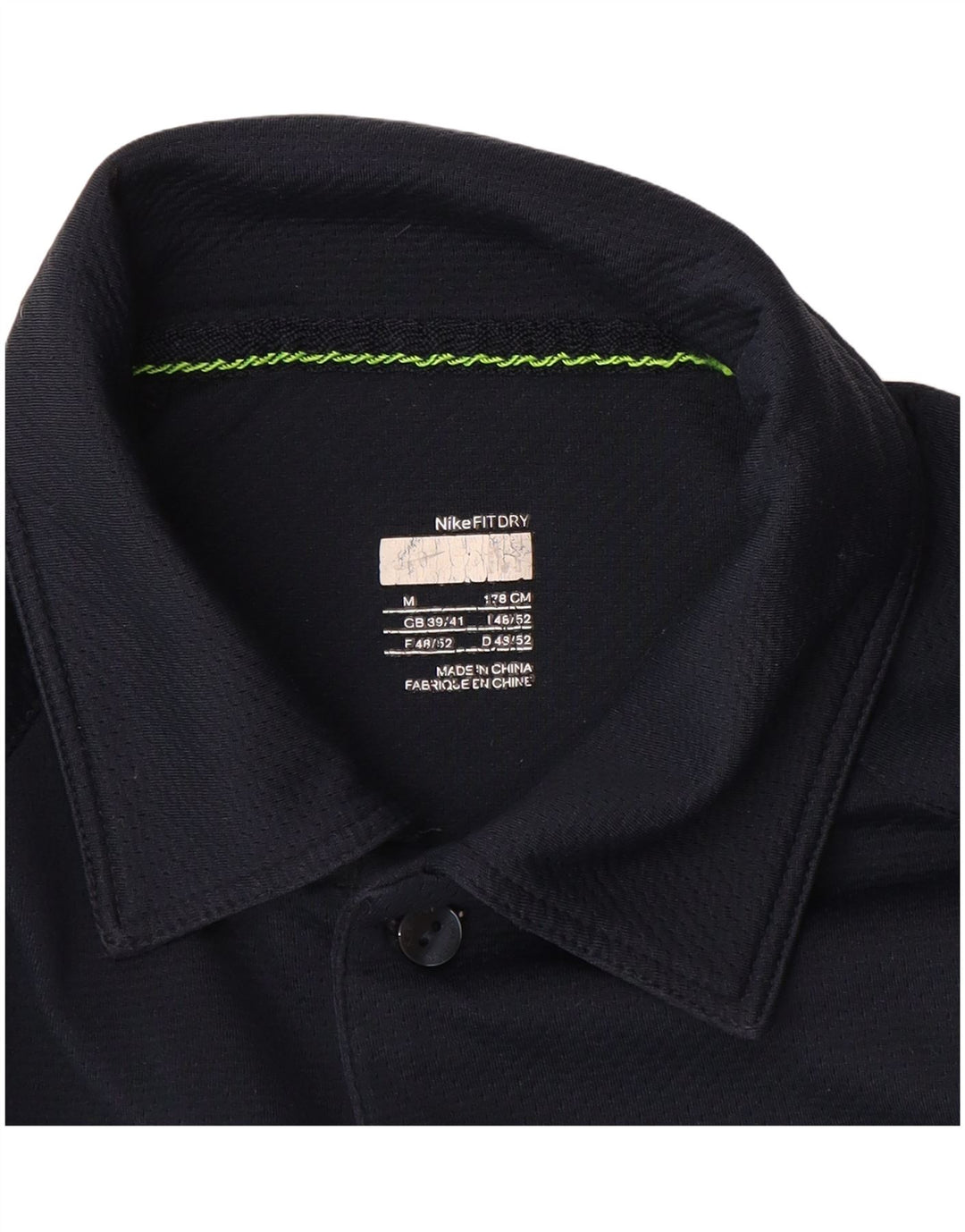 Nike Polo Shirt til mænd UK 39/41 Medium Navy Blue