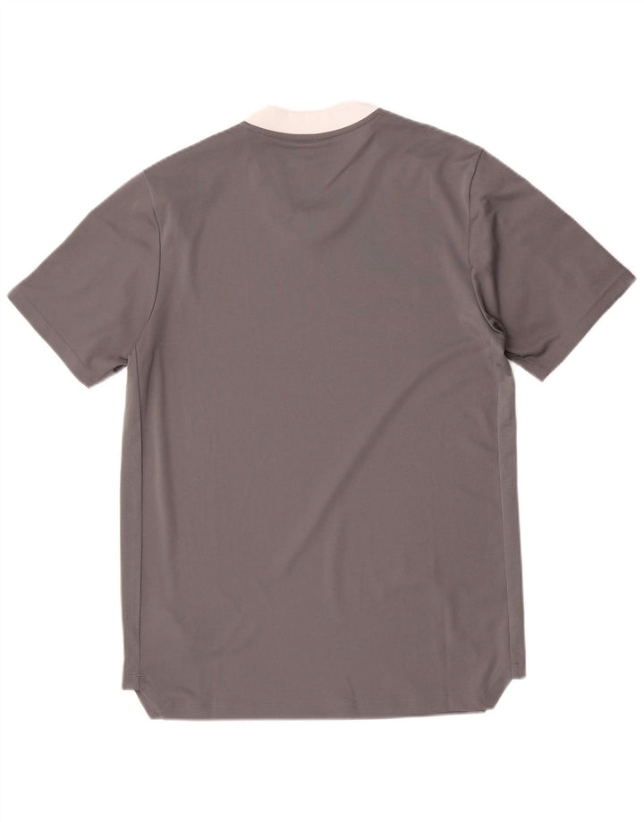 Adidas Herre Aeroready T-Shirt Top Medium Grey Polyester Sports