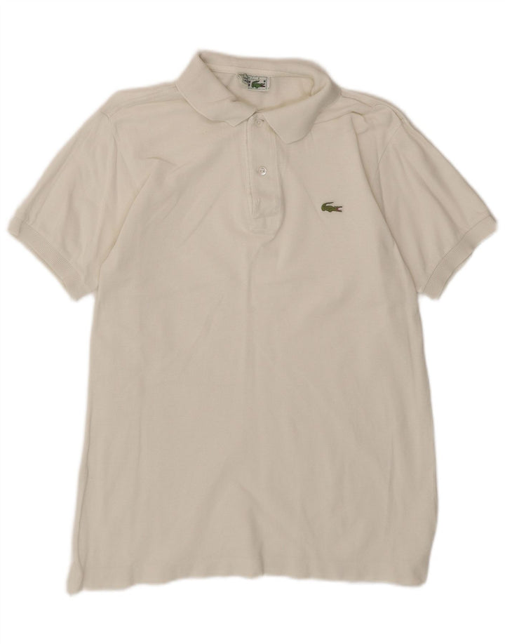 Lacoste herre poloskjorte str. 3 Lille hvid bomuld