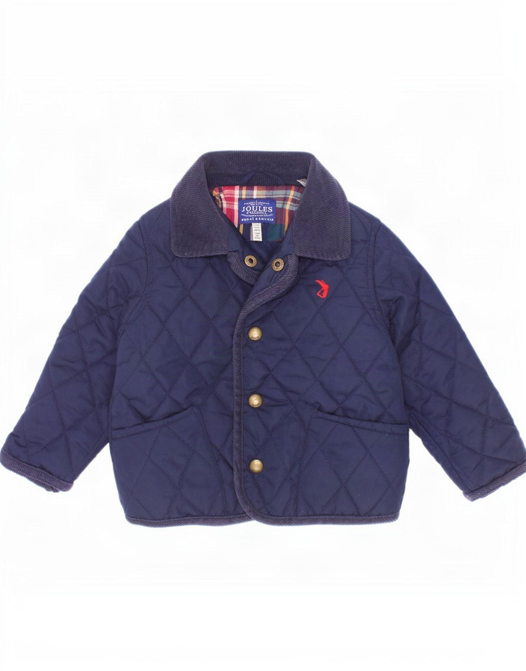 Joules Baby Boys Quiltet Jakke 12-18 Måneder Navy Blue Polyester