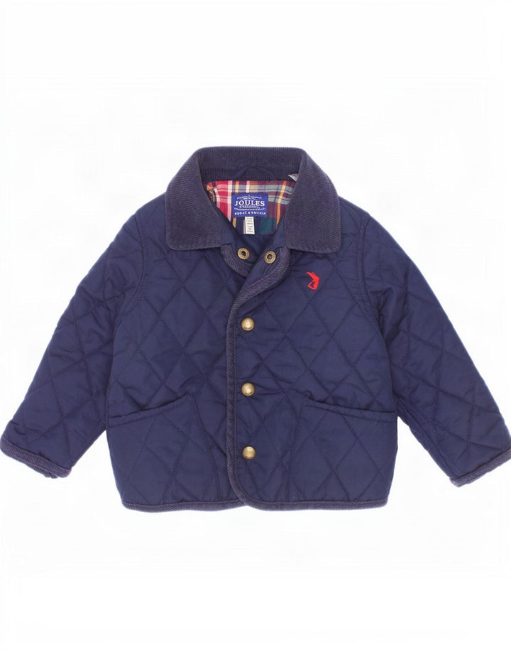 Joules Baby Boys Quiltet Jakke 12-18 Måneder Navy Blue Polyester