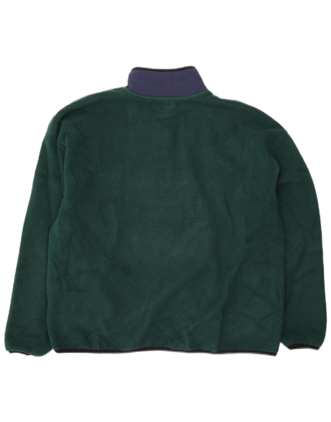Levi's Dame Oversized Fleece Jumper UK 14 Medium Green Colourblock