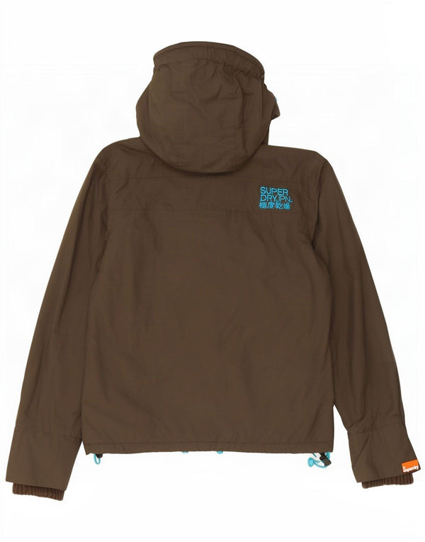 Superdry Graphic Windbreaker Jacket til kvinder UK 14 Medium Khaki