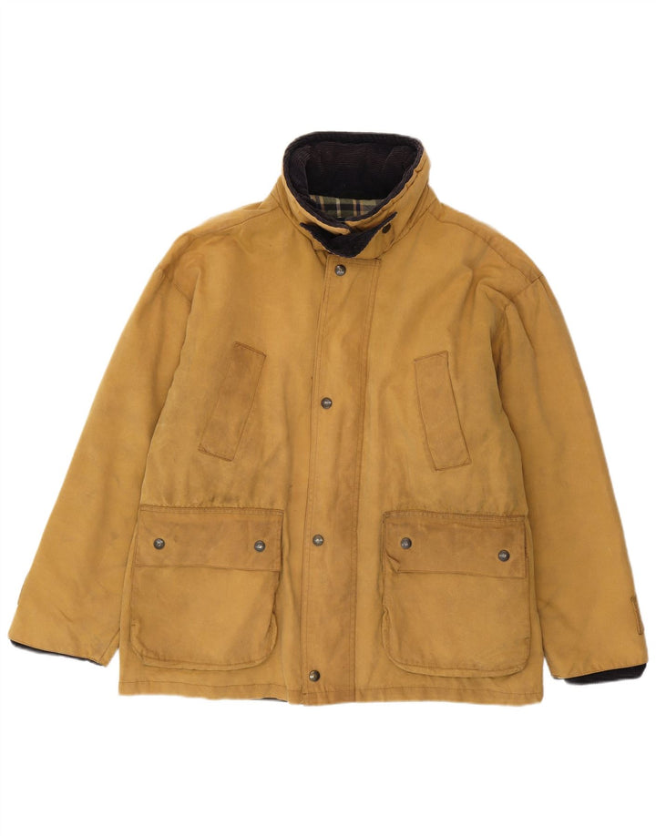 P.G.Field Herre vokset bomuldsjakke UK 38 Medium Beige