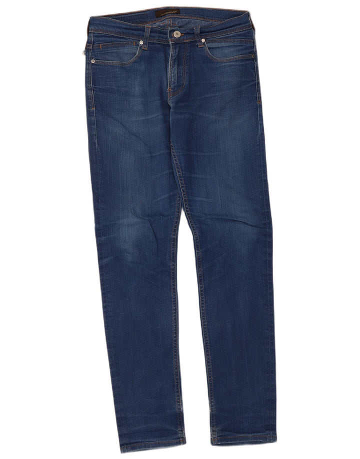 Zara Herre Slim Jeans EU 40 Medium W31 L31 Blå