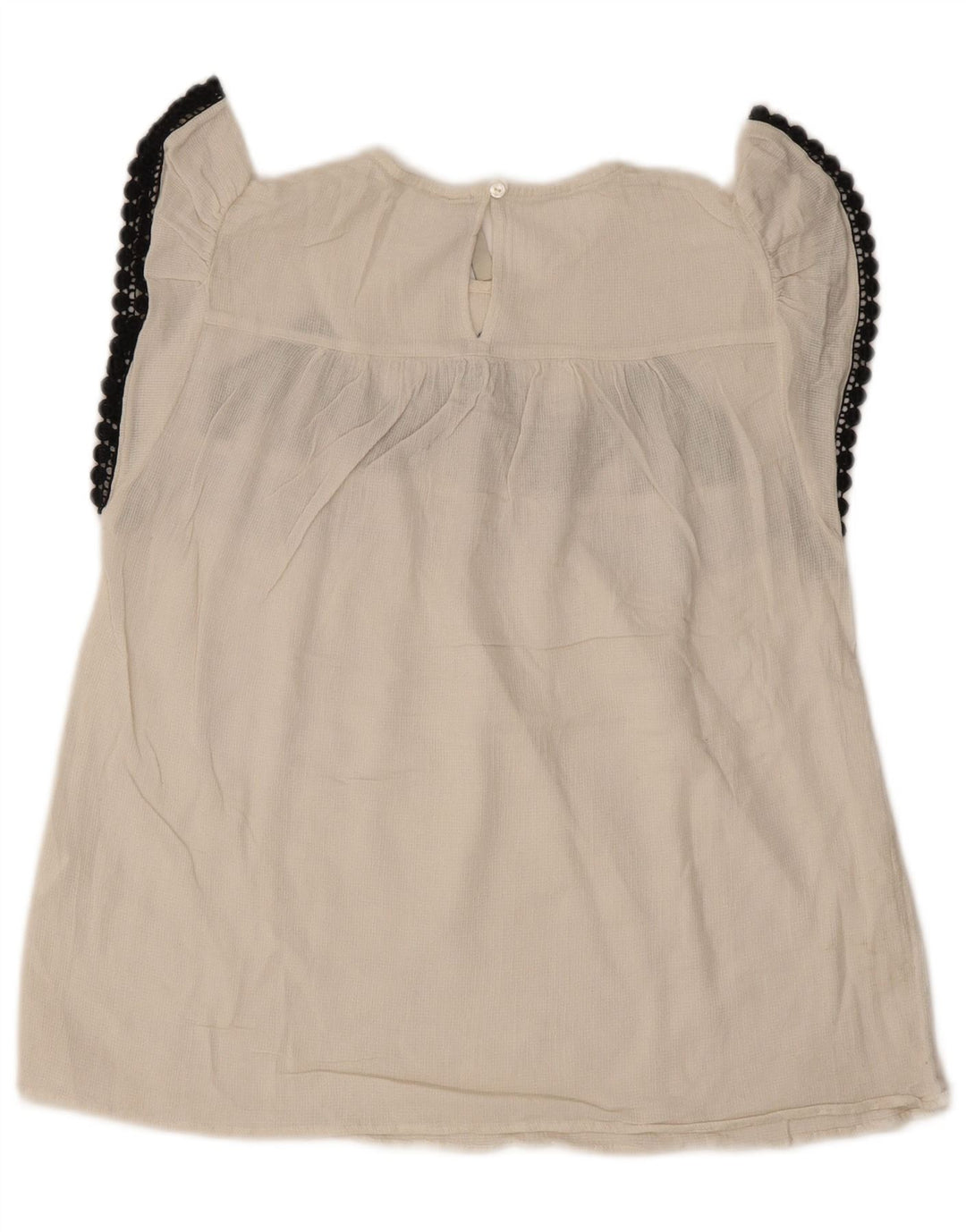 Zara Damebluse Top UK 6 XS White Floral