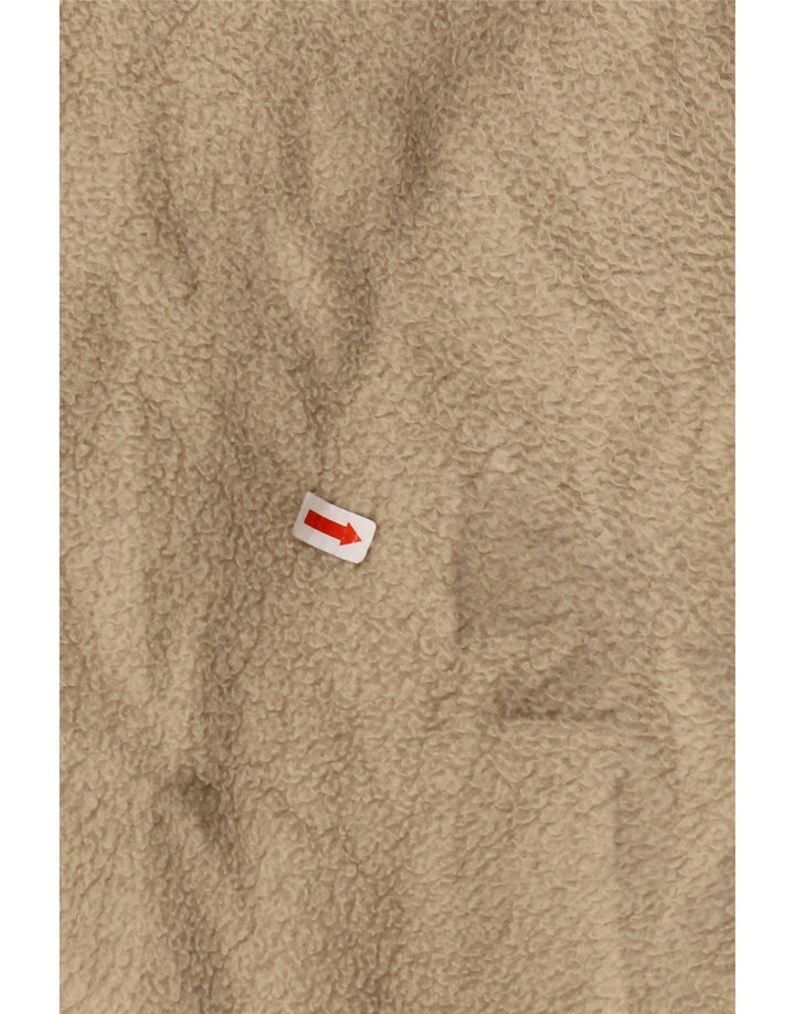 FILA Fleecejakke til mænd UK 36 Small Beige Colourblock Polyester