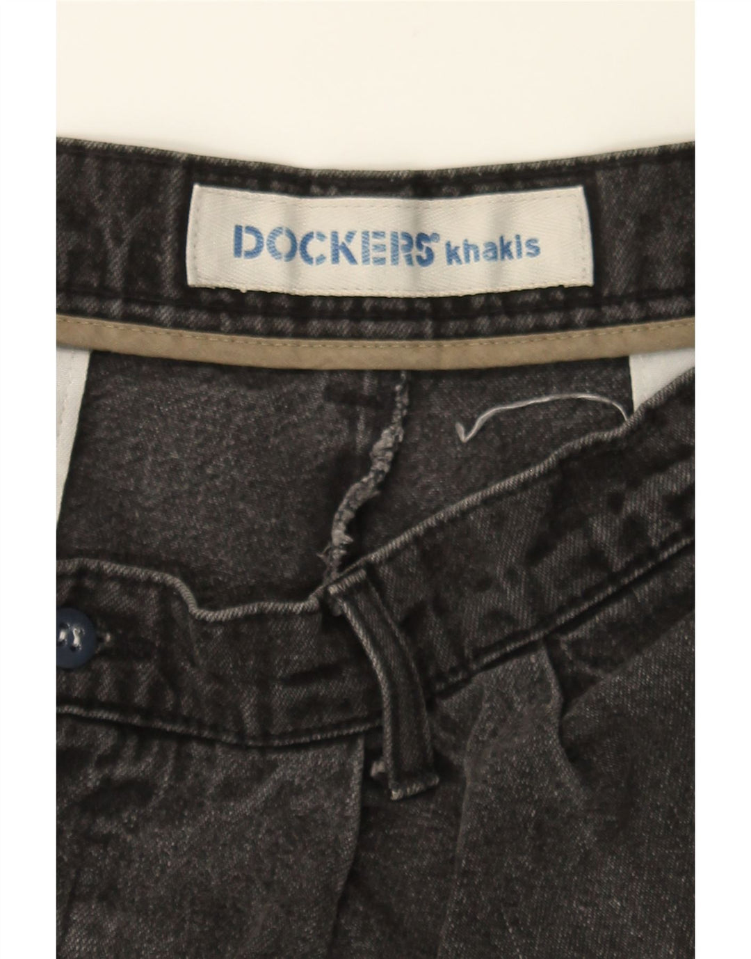 DOCKERS Mens Denim Shorts W36 Large Grey Cotton Vintage Dockers and Second-Hand Dockers from Messina Hembry 