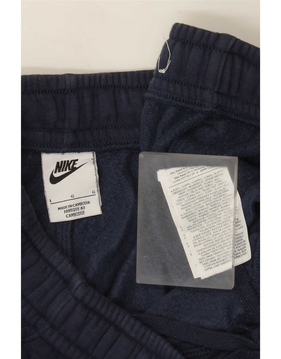 Nike Træningsdragt bukser til mænd Joggers Store marineblå bomuld