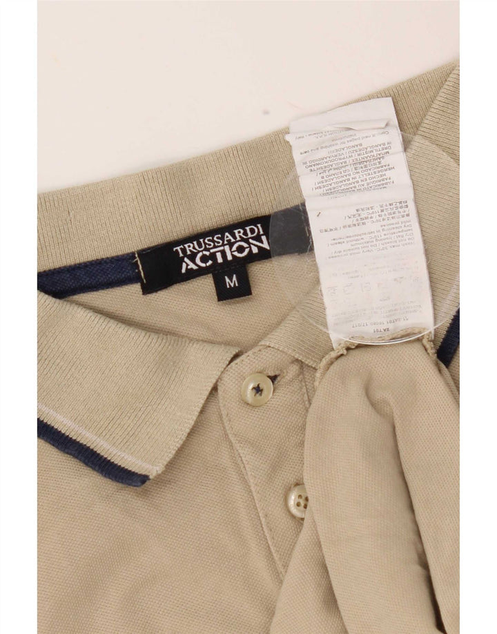 Trussardi herre poloshirt Medium beige bomuld