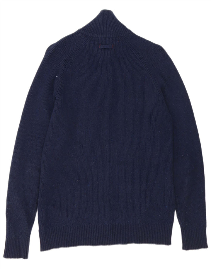 Jack & Jones herre cardigan sweater Medium marineblå bomuld