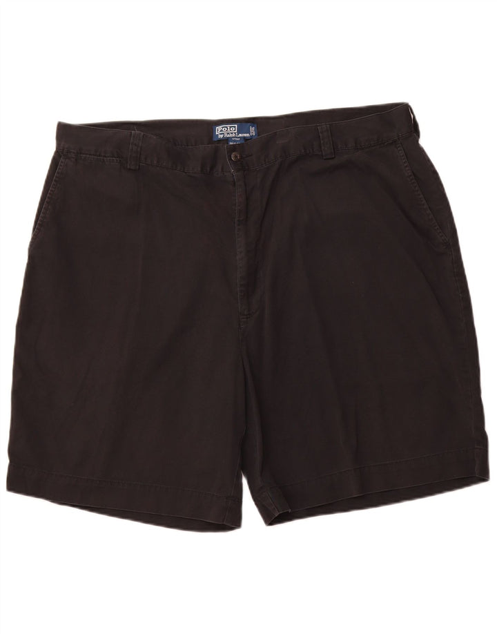 POLO RALPH LAUREN Herre Chino Shorts W42 2XL Sort Bomuld