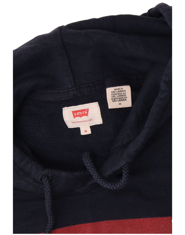 Levi's Grafisk hættetrøje til mænd mellem marineblå bomuld