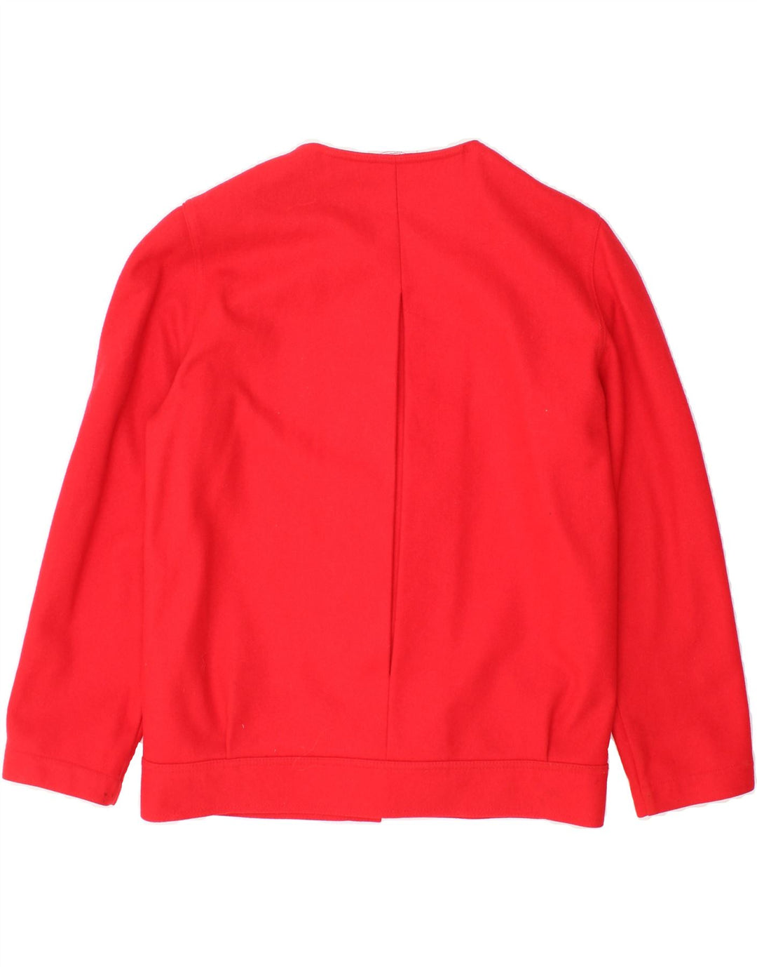 VINTAGE Womens Bomber Jacket IT 40 Small Red Wool Vintage Vintage and Second-Hand Vintage from Messina Hembry 