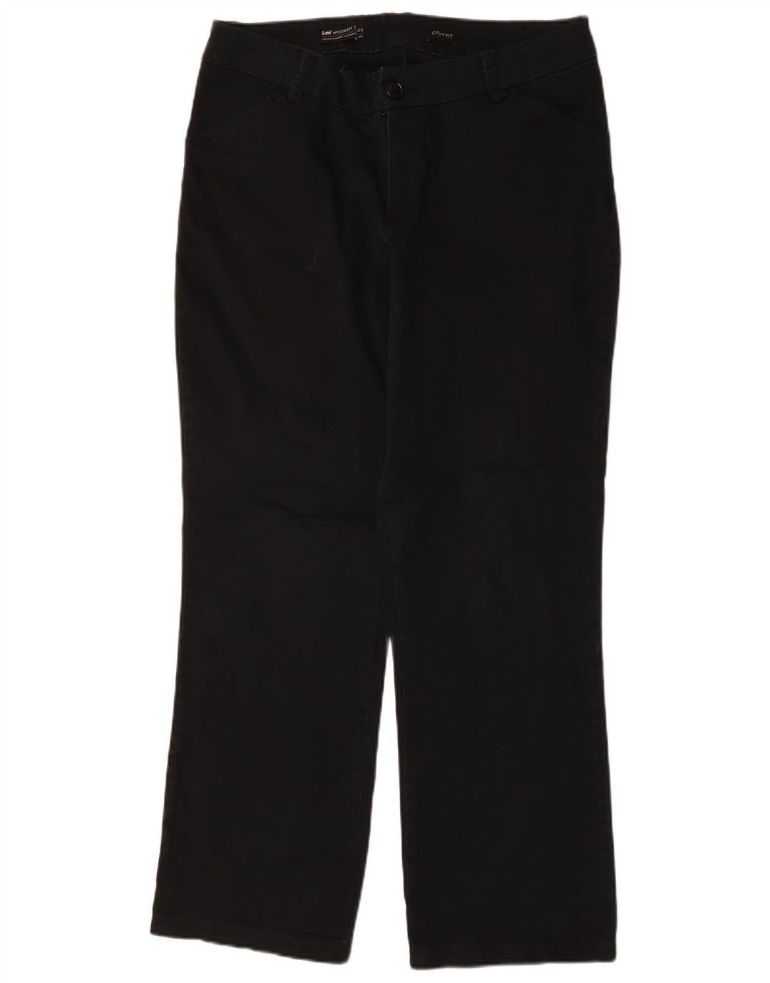 LEE Kvinder Curvy Fit Lige Casual Bukser W36 L30 Navy Blue